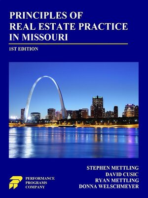 cover image of Principles of Real Estate Practice in Missouri